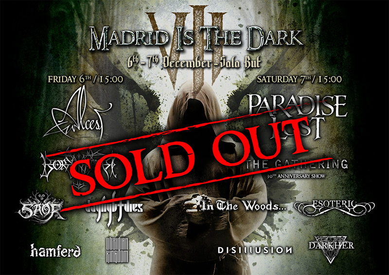 Madrid Is The Dark VIII Sold Out and set times announced